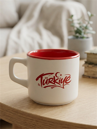 Türkiye Beyaz Venüs Kupa - Hediyelik Kupa Fincan Mug