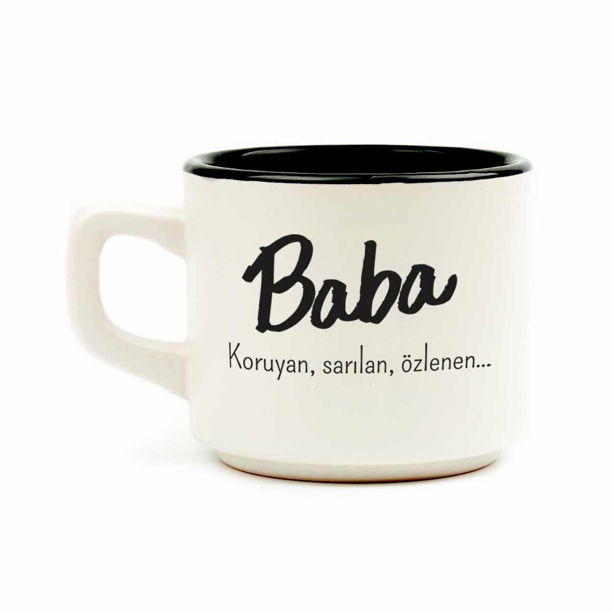 Baba Beyaz Venüs Kupa - Hediye Seramik Kupa