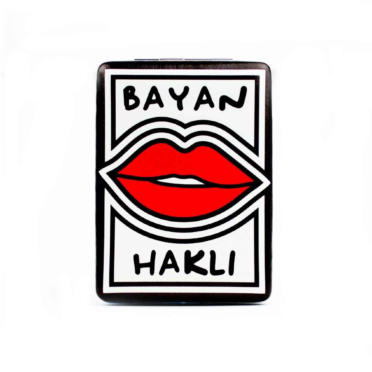 Bayan Haklı Cep Çanta Makyaj Aynası - Kompakt Cep Aynası