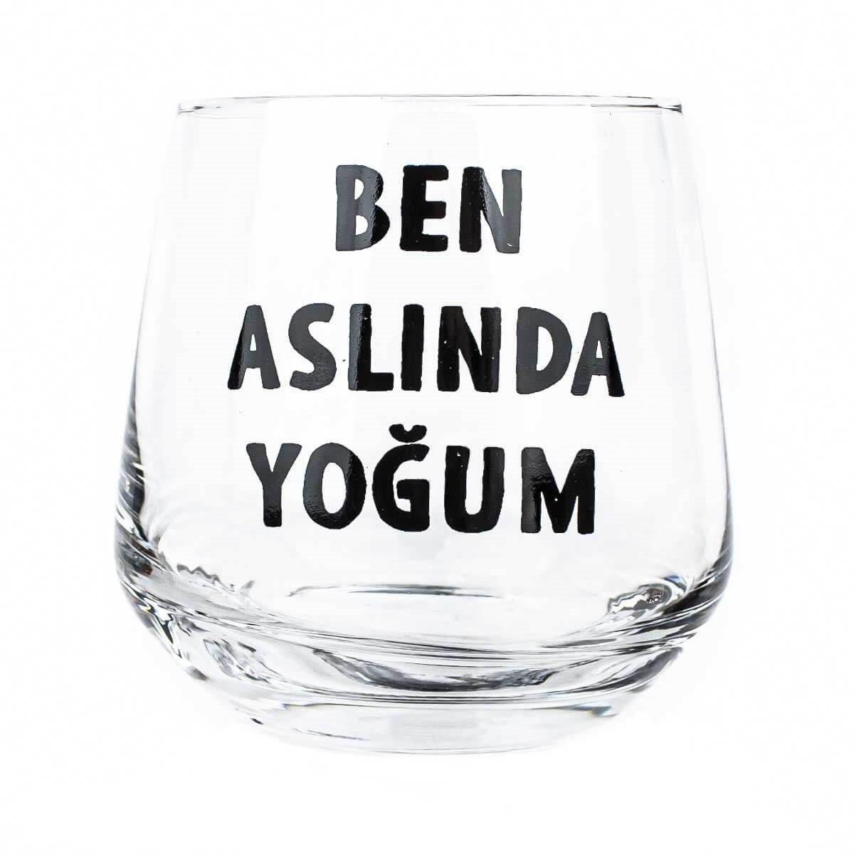 Ben Aslında Yoğum Meşrubat / Su Bardağı