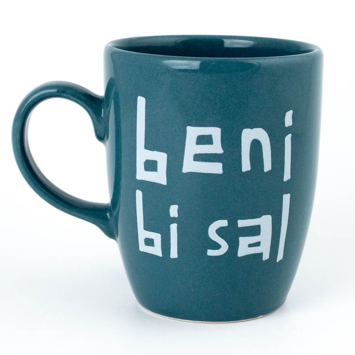 Beni Bi Sal Petrol Yeşili Oval Kupa