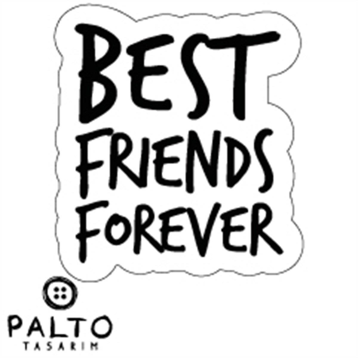 Best Friends Forever Tekli Sticker