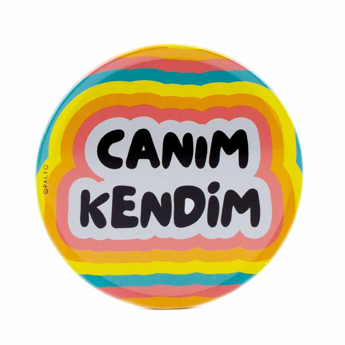 Canım Kendim Metal Bardak Altlığı