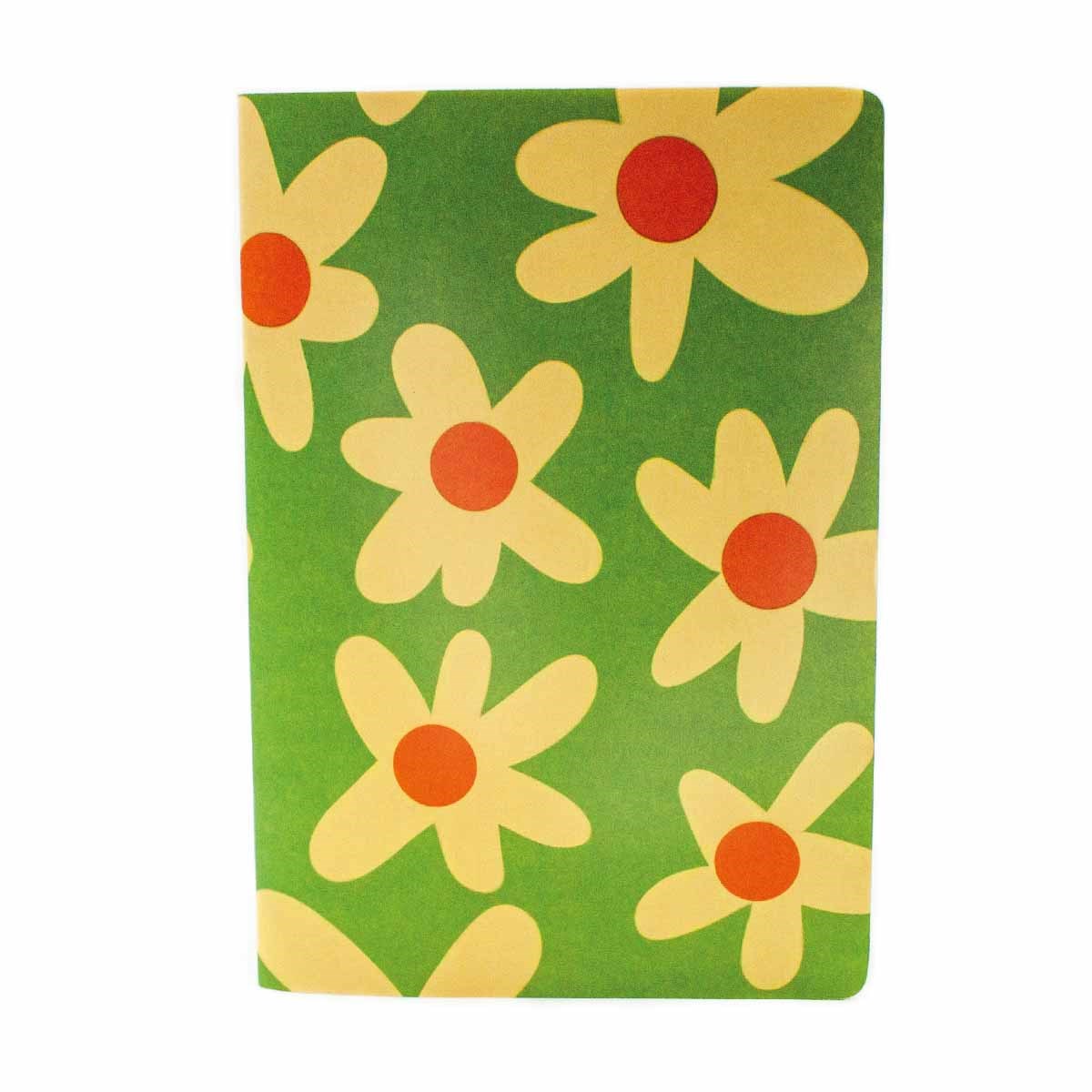 Çiçek Çizim Günlük Tasarım Defter - Çizgisiz Defter A5