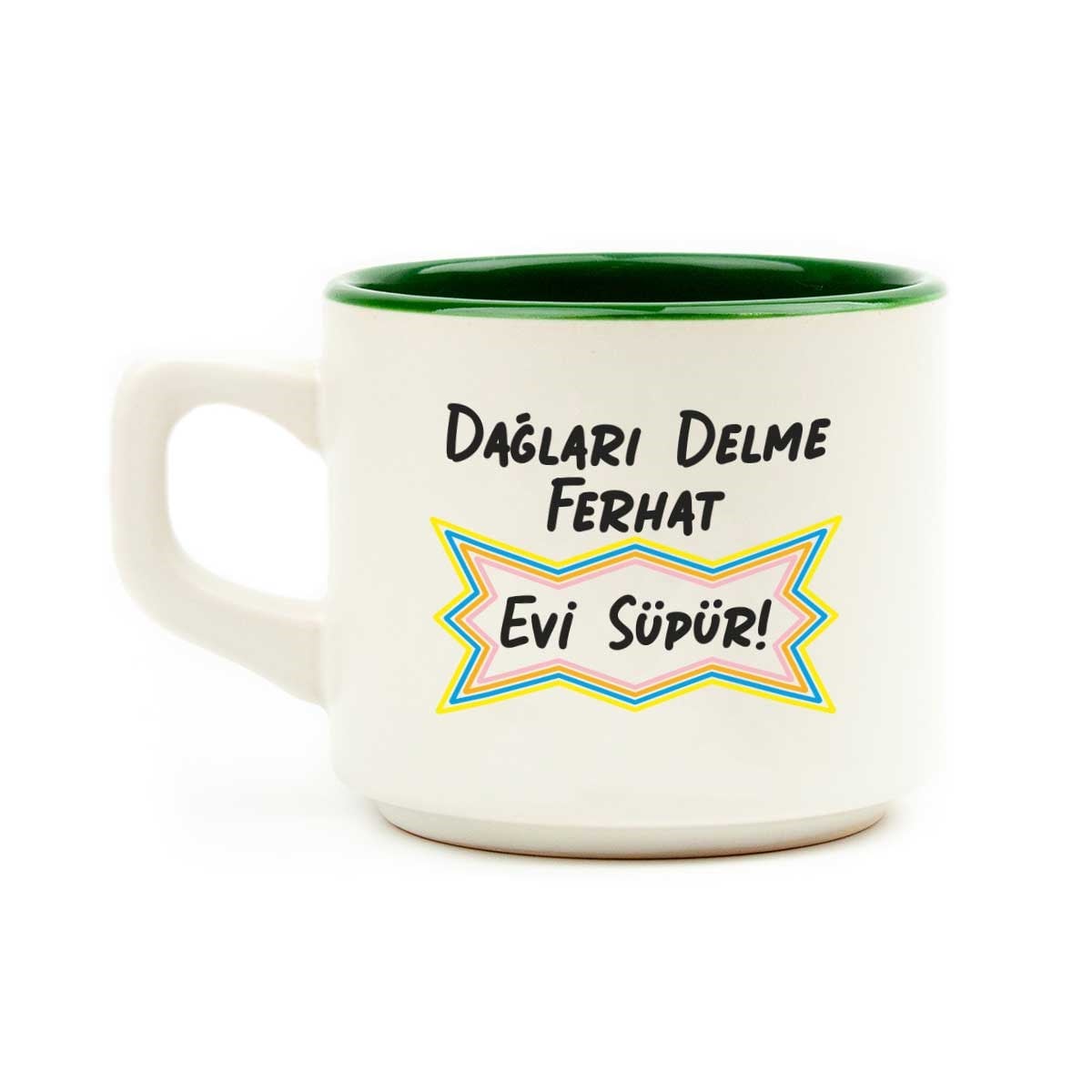 Dağları Delme Ferhat Evi Süpür Beyaz Venüs Kupa - Dünya Kadınlar Günü Hediyelik Kupa Mug