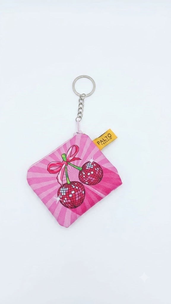 Disco Cherry Charm Anahtarlık