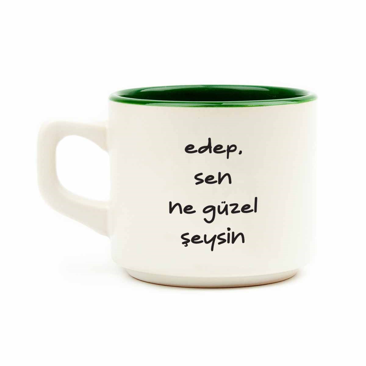 Edep, Sen Ne Güzel Şeysin Beyaz Venüs Kupa - Hediyelik Kupa Fincan Mug
