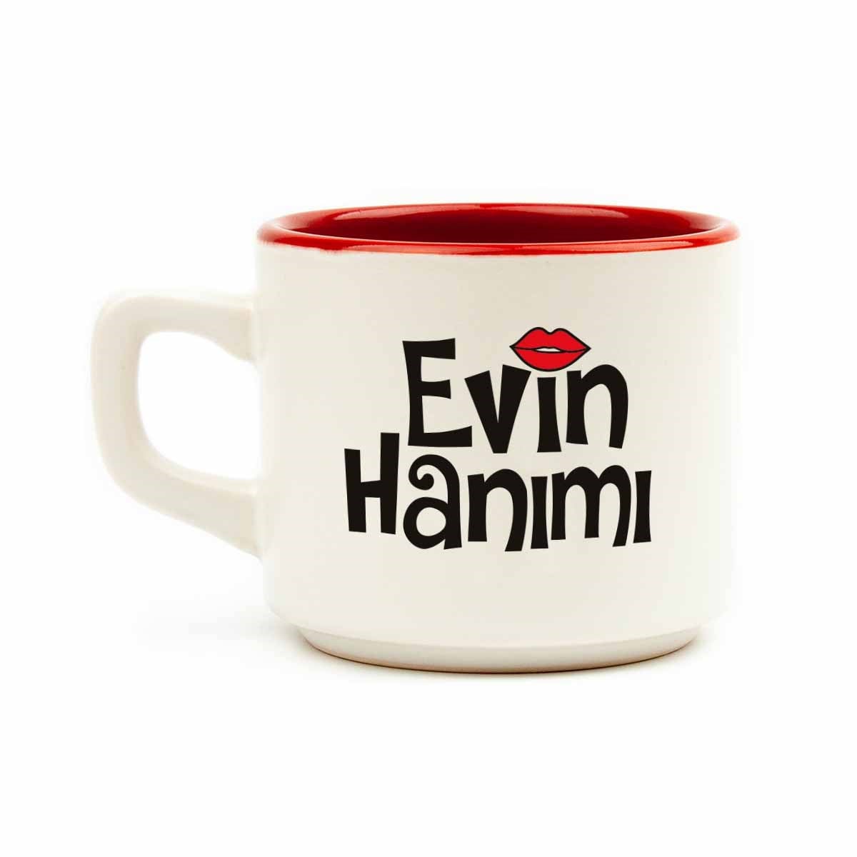 Evin Hanımı Beyaz Venüs Kupa - Hediye Seramik Kupa