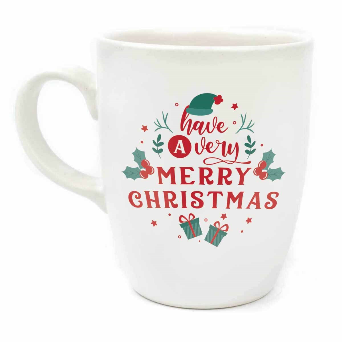 Have A Very Merry Christmas 04 Krem Oval Kupa