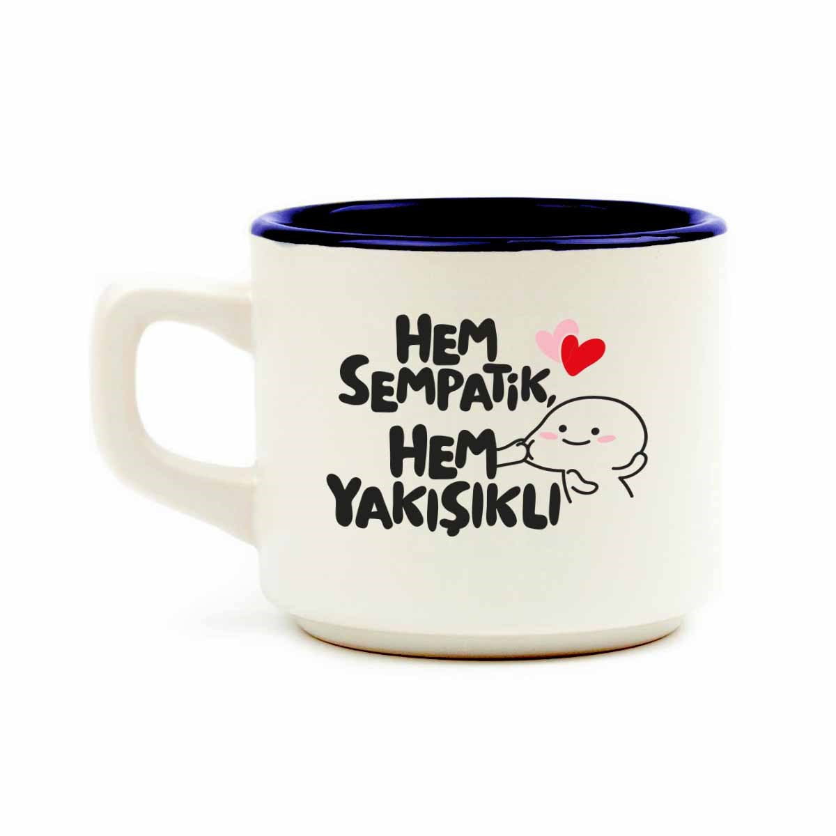 Hem Sempatik Hem Yakışıklı Beyaz Venüs Kupa - Hediye Seramik Kupa