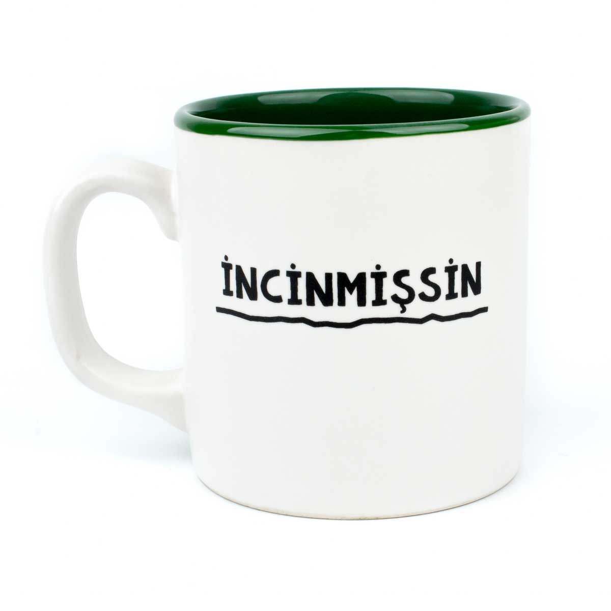 İncinmişsin Beyaz Silindir Kupa