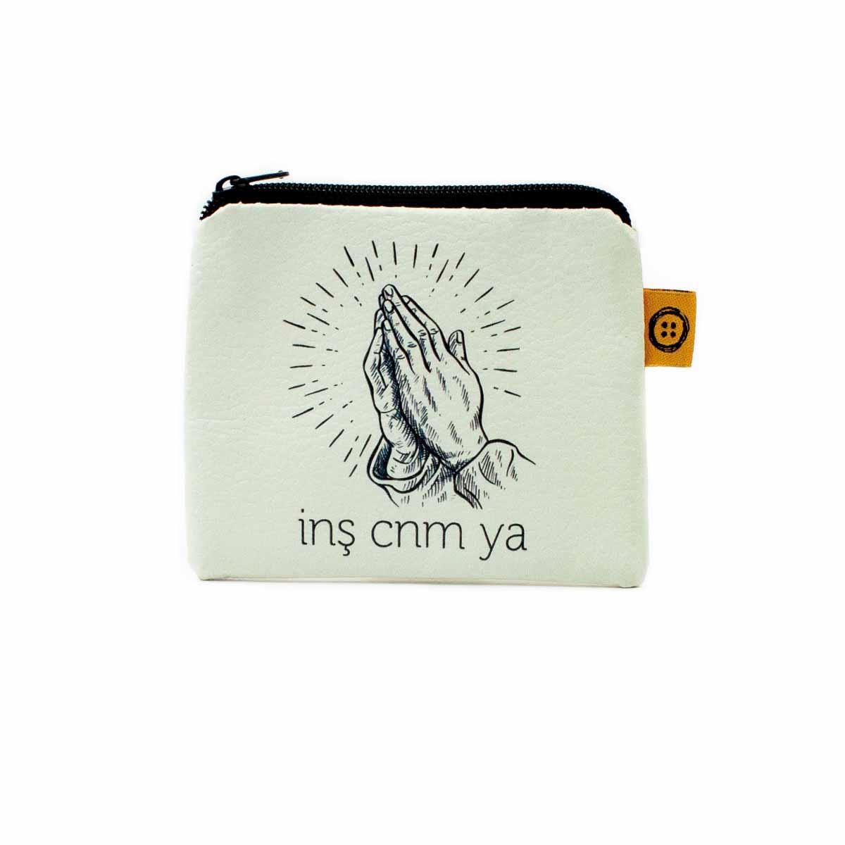 İnş Cnm Ya! Baskılı Bozuk Para Cüzdanı