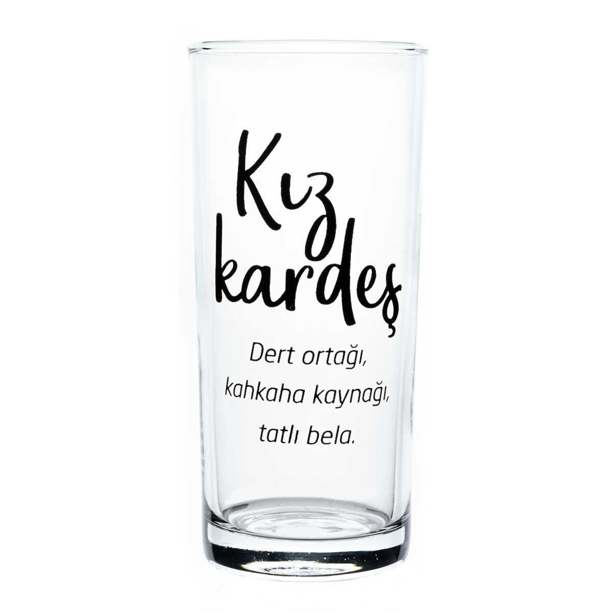 Kız Kardeş Tasarımlı Rakı Bardağı