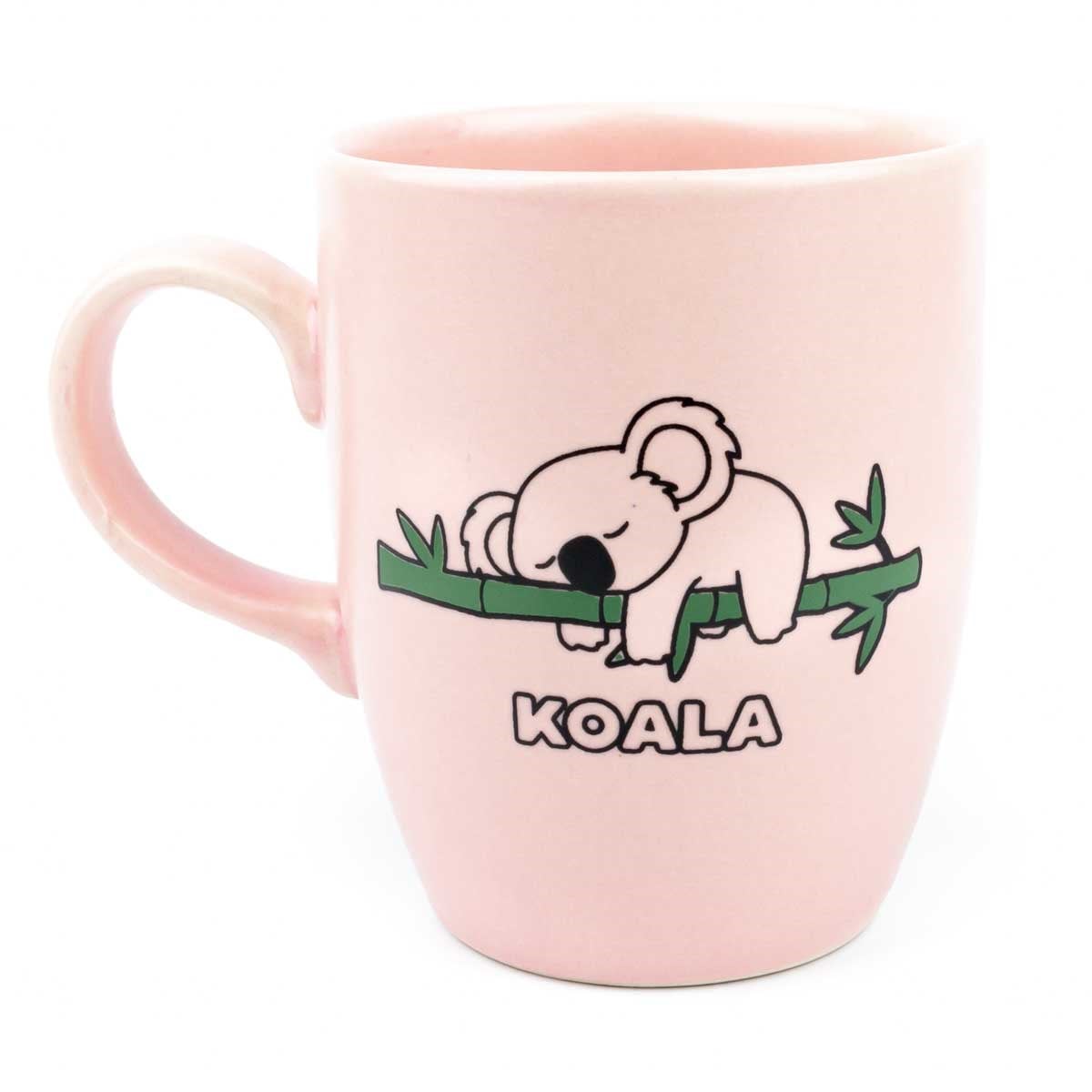 Koala Pembe Oval Kupa