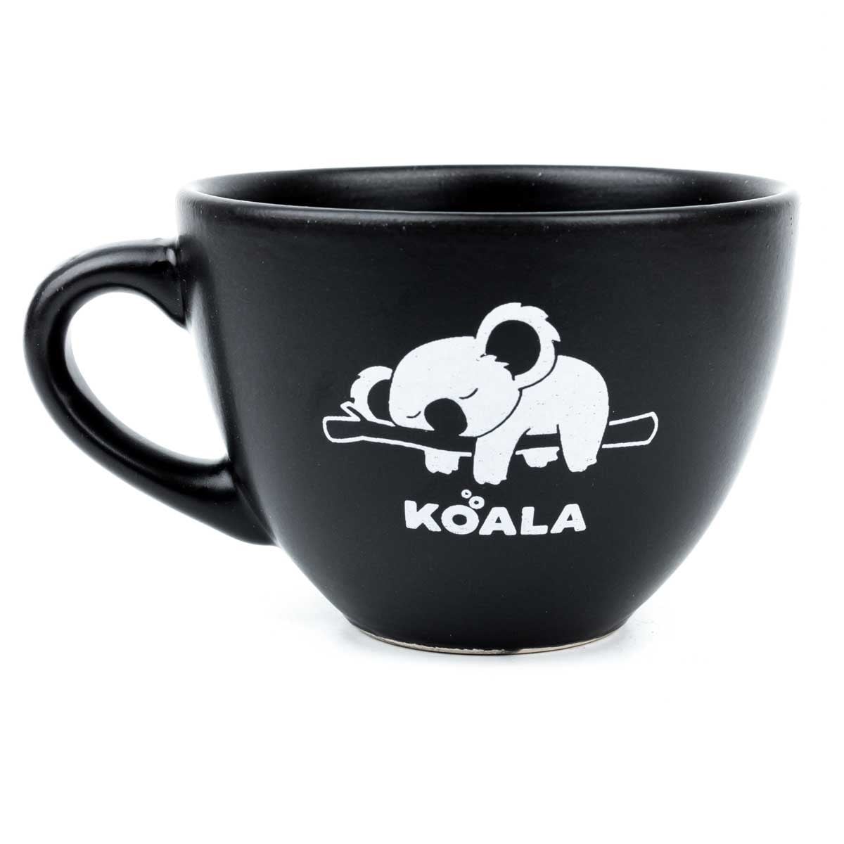 Koala Siyah Fincan - Hediye Seramik Fincan