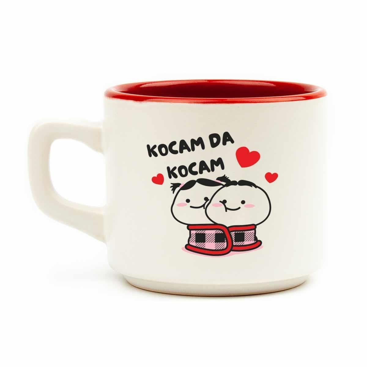 Kocam Da Kocam Beyaz Venüs Kupa - Hediye Seramik Kupa