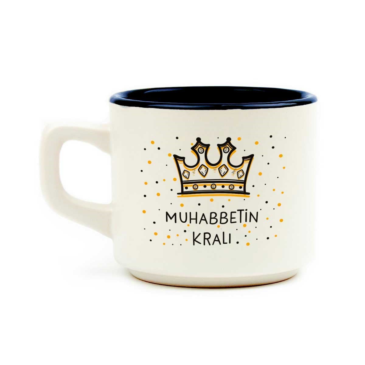 Muhabbetin Kralı Beyaz Venüs Kupa - Hediyelik Kupa Fincan Mug