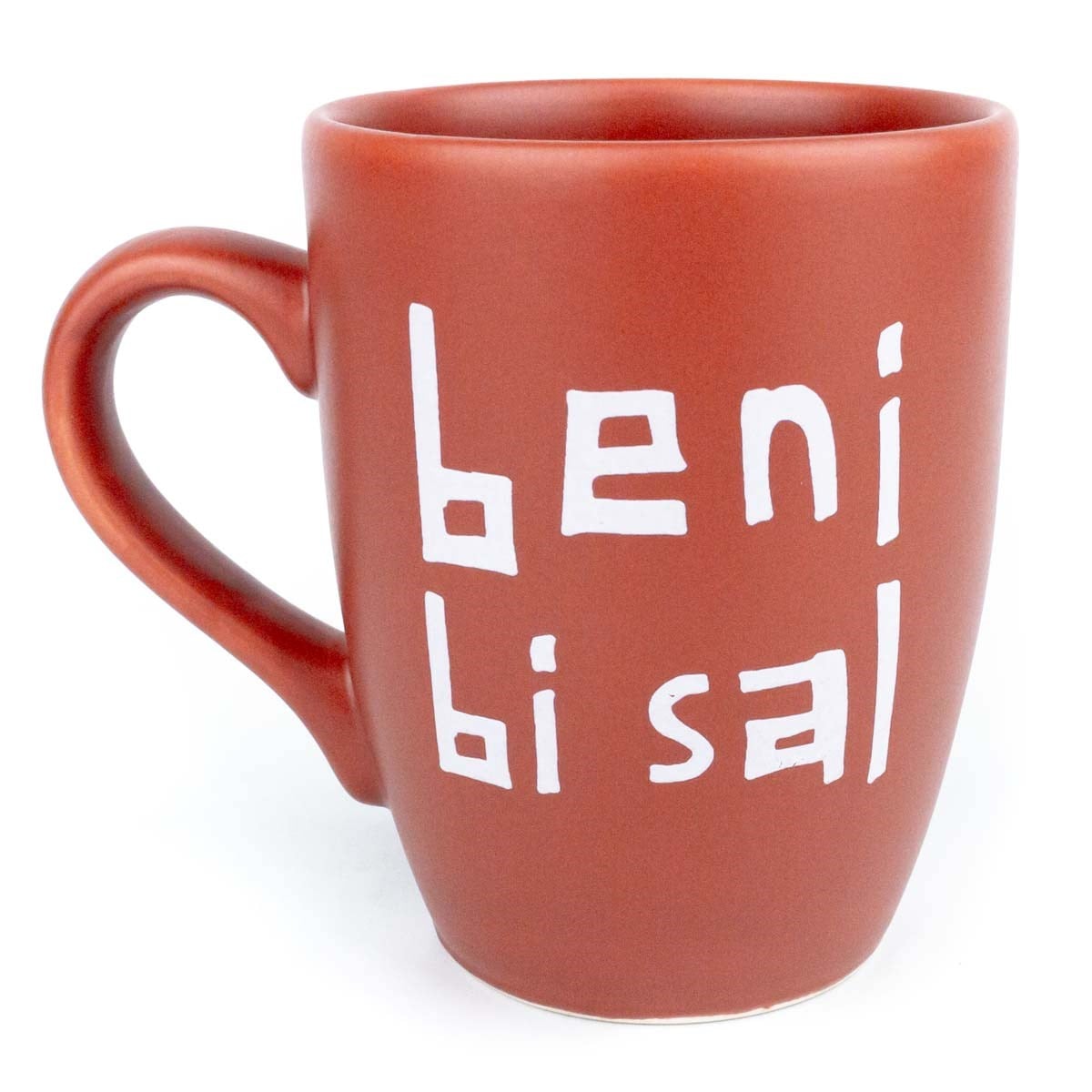 Beni Bi Sal Kiremit Rengi Oval Kupa