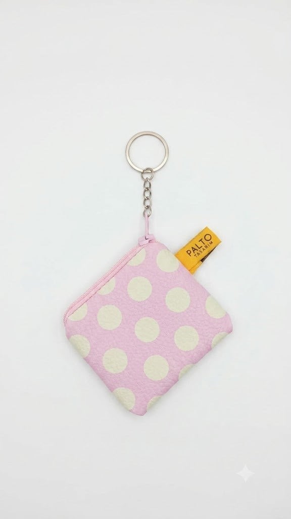 Puantiyeli Charm Anahtarlık