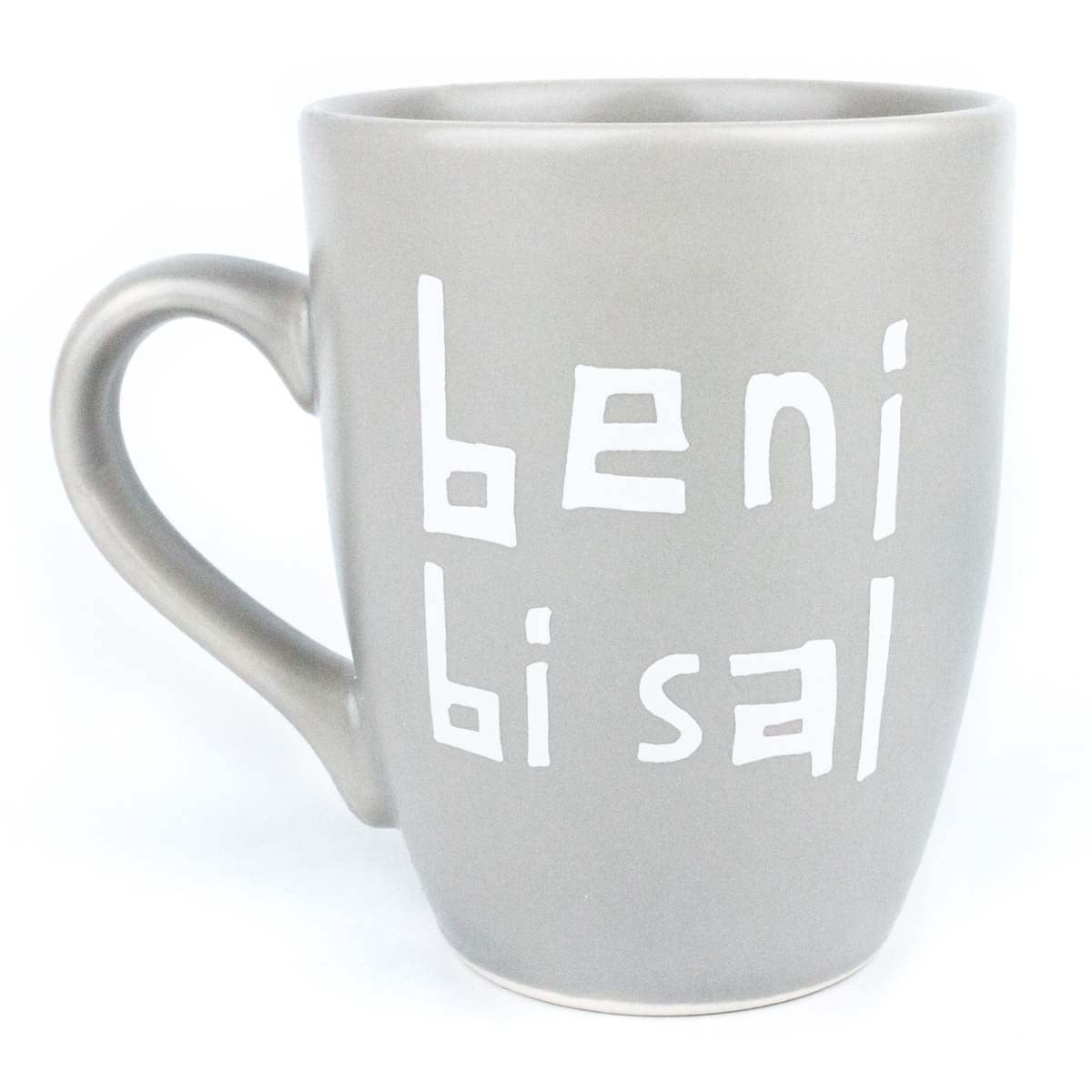 Beni Bi Sal Gri Oval Kupa