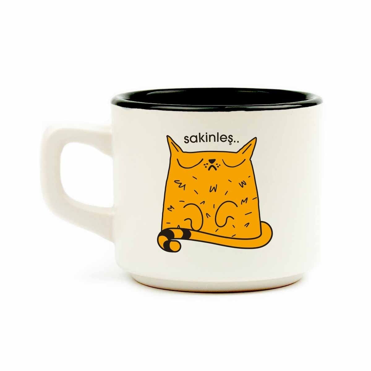 Sakinleş.. Beyaz Venüs Kupa - Hediye Seramik Kupa