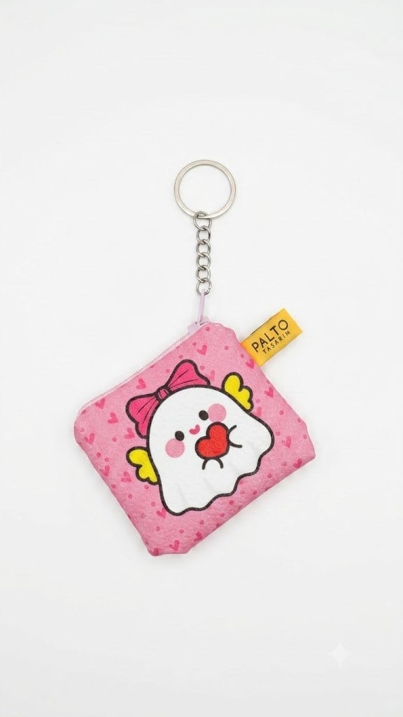 Sevimli Hayalet Charm Anahtarlık