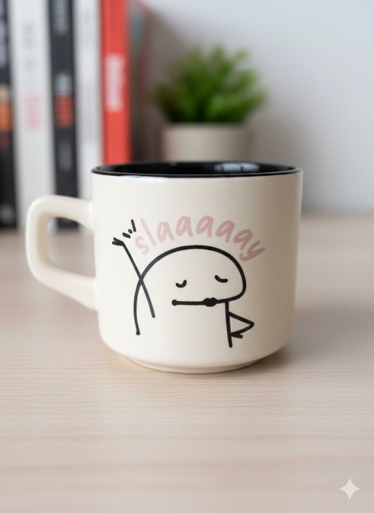 Slaaaaay Beyaz Venüs Kupa -Hediyelik Kupa Fincan Mug