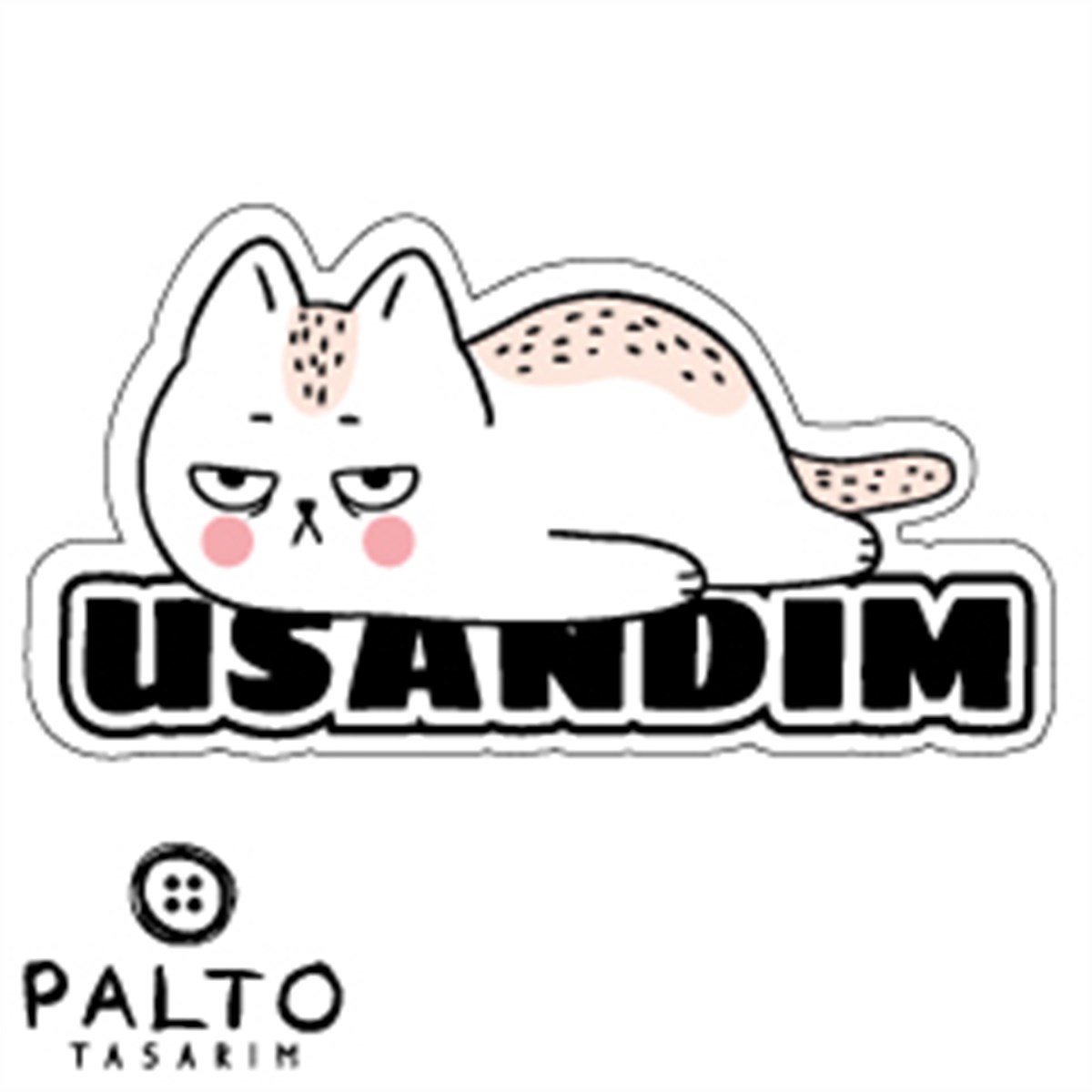 Usandım Tekli Sticker