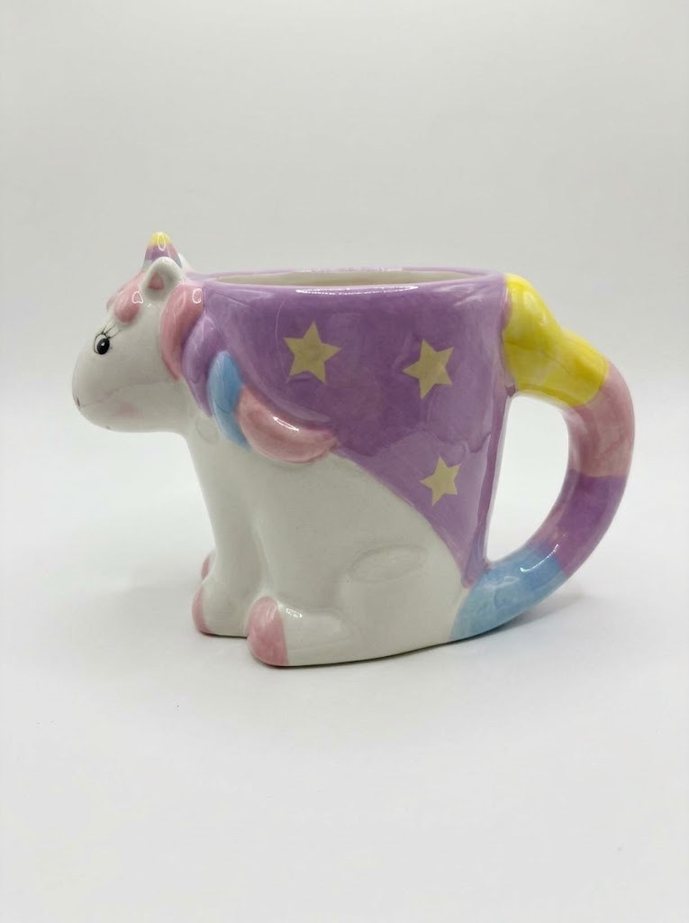 Unicorn Tasarımlı 3D Kupa - Dekoratif Kahve ve Çay Bardağı