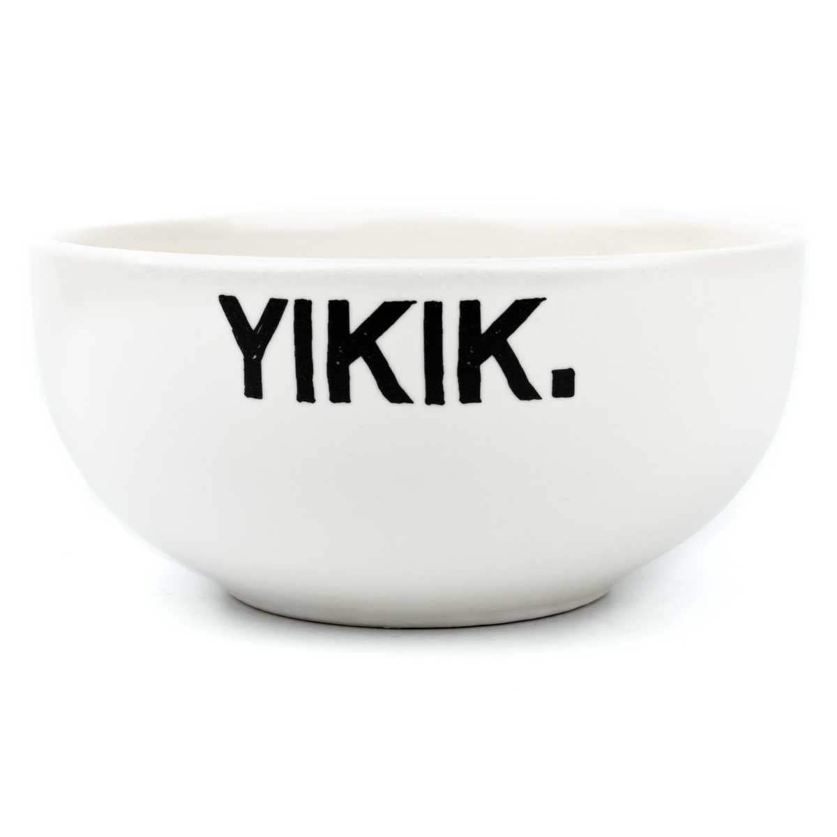 Yıkık. Krem Seramik Kase - Hediye Seramik Kase
