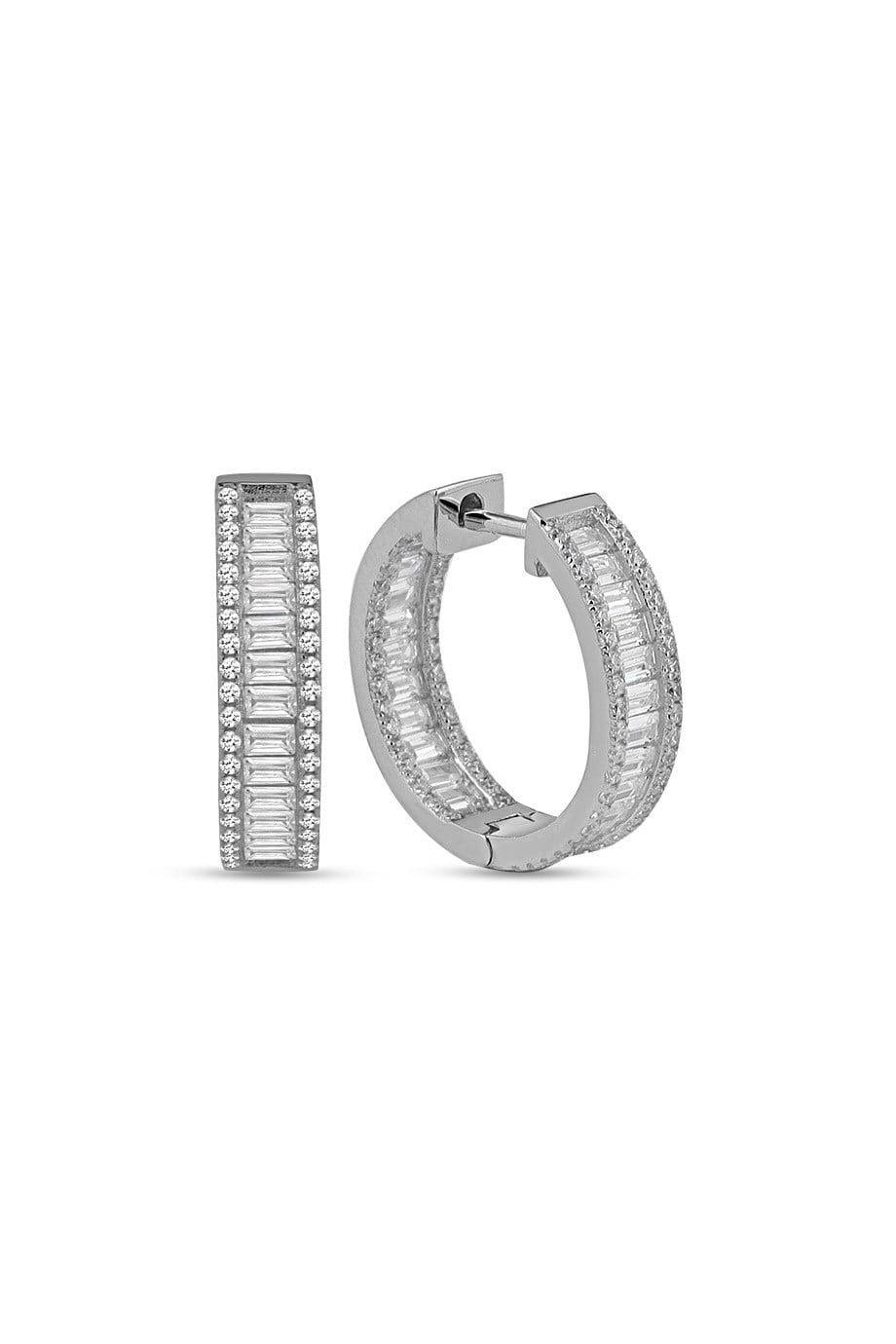 BAGET TAŞLI İTALYAN KÜPE