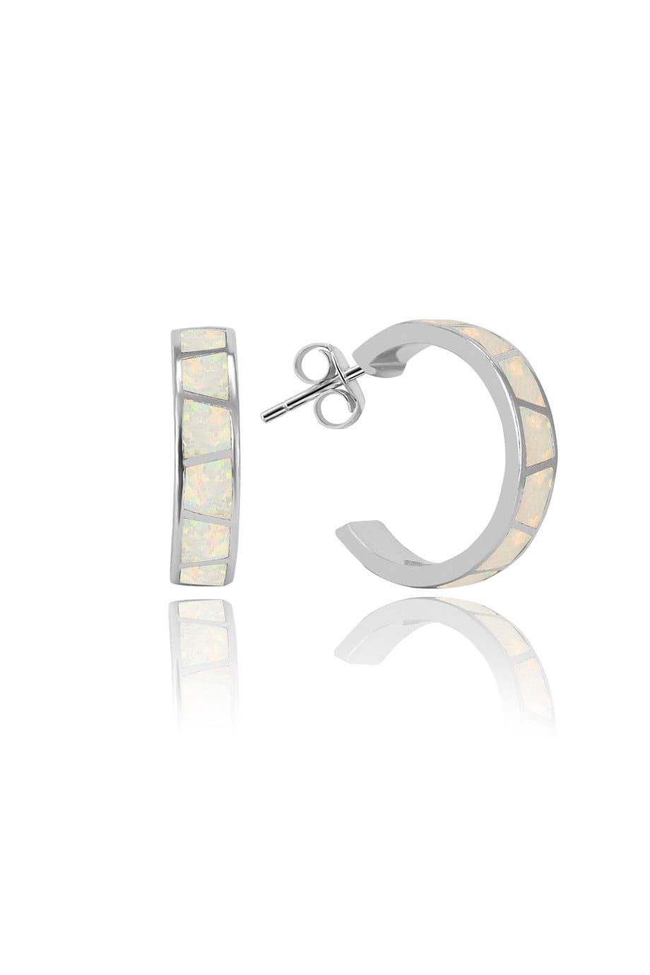 OPAL BEYAZ TAŞLI KÜPE