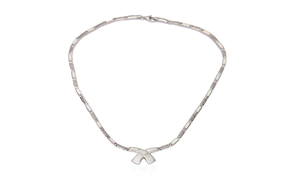 OPAL TAŞLI İTALYAN KOLYE