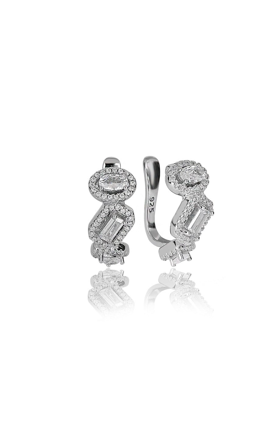 ÖZEL TASARIM İTALYAN TAŞLI EARCUFF KÜPE