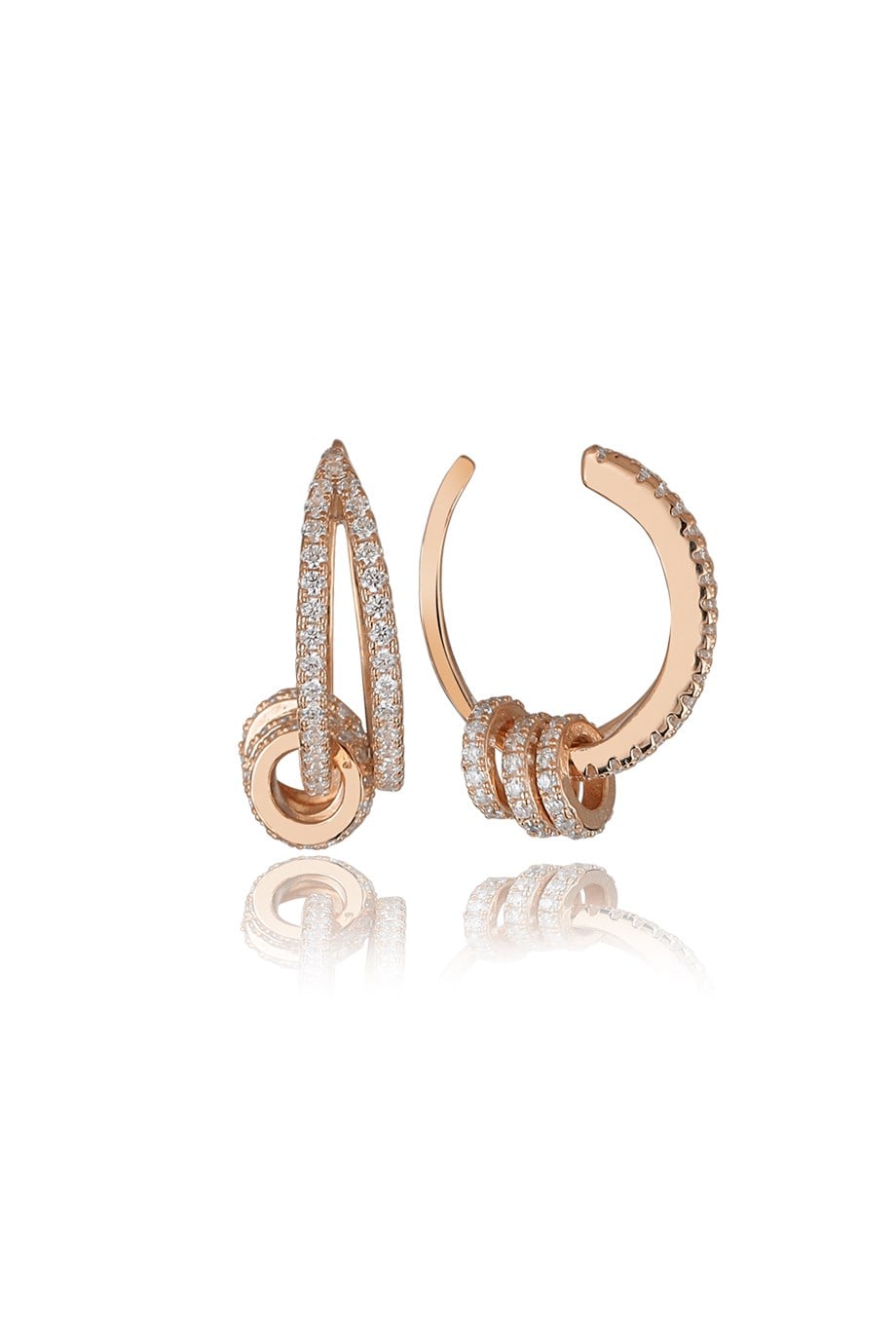 ÖZEL TASARIM İTALYAN TAŞLI EARCUFF KÜPE