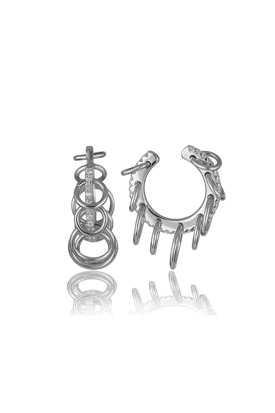 ÖZEL TASARIM İTALYAN TAŞLI EARCUFF KÜPE