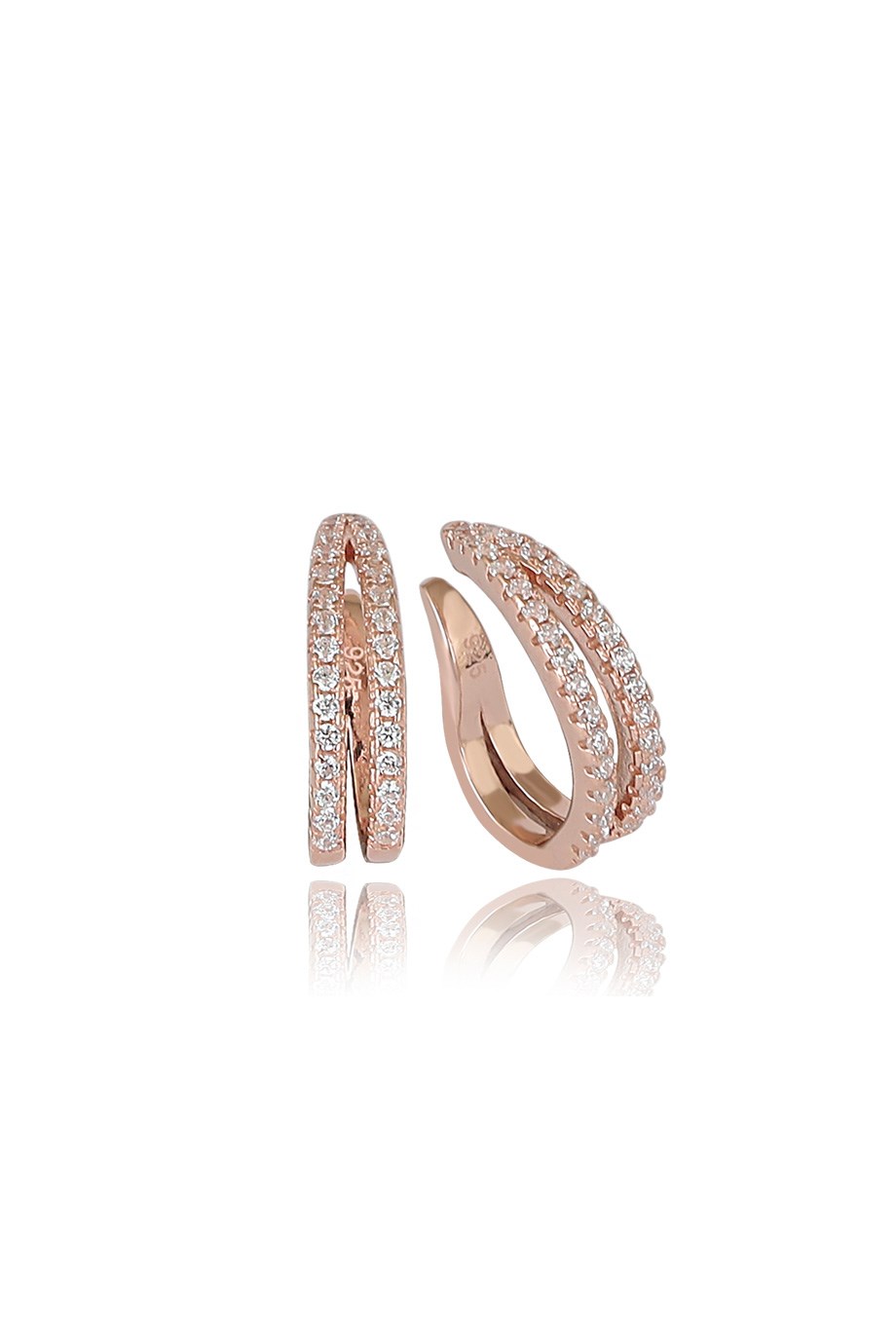 ÖZEL TASARIM İTALYAN TAŞLI EARCUFF KÜPE