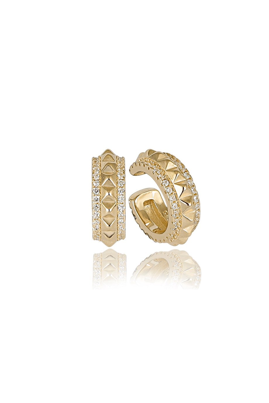 ÖZEL TASARIM İTALYAN TAŞLI EARCUFF KÜPE