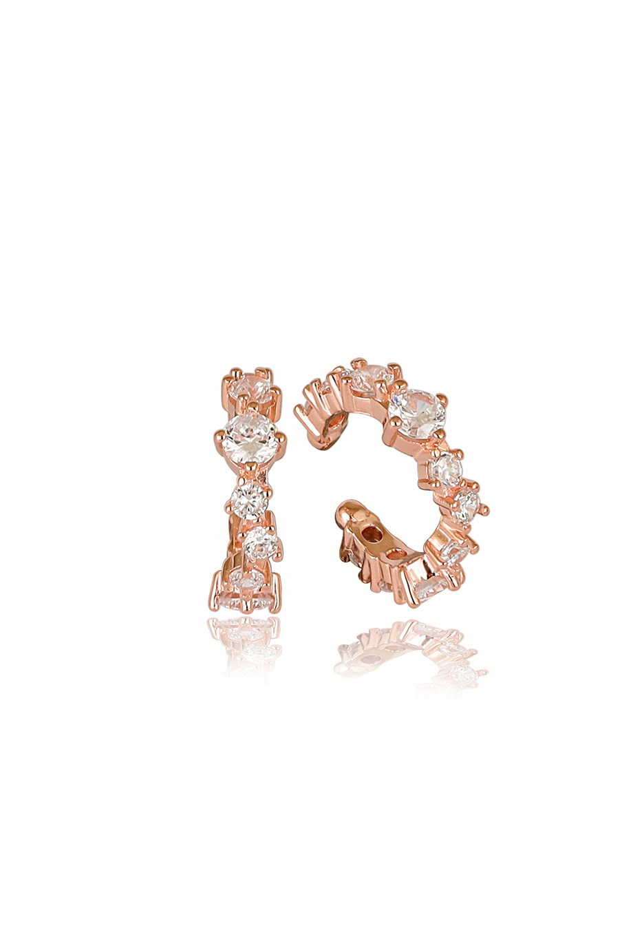 ÖZEL TASARIM İTALYAN TAŞLI EARCUFF KÜPE