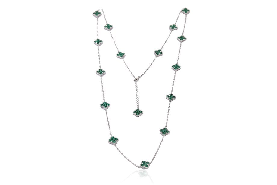 ÖZEL TASARIM YONCA TAŞLI KOLYE