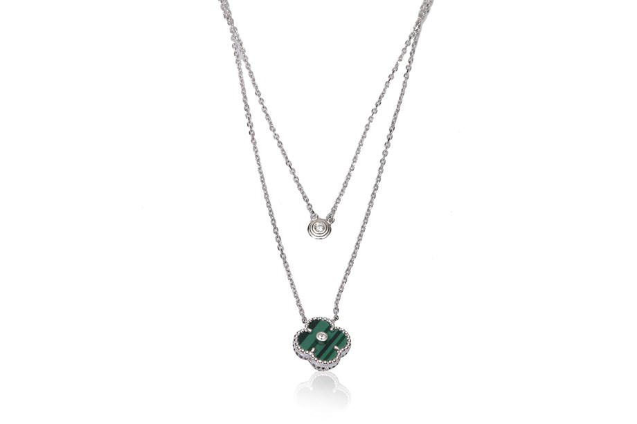 ÖZEL TASARIM YONCA TAŞLI KOLYE