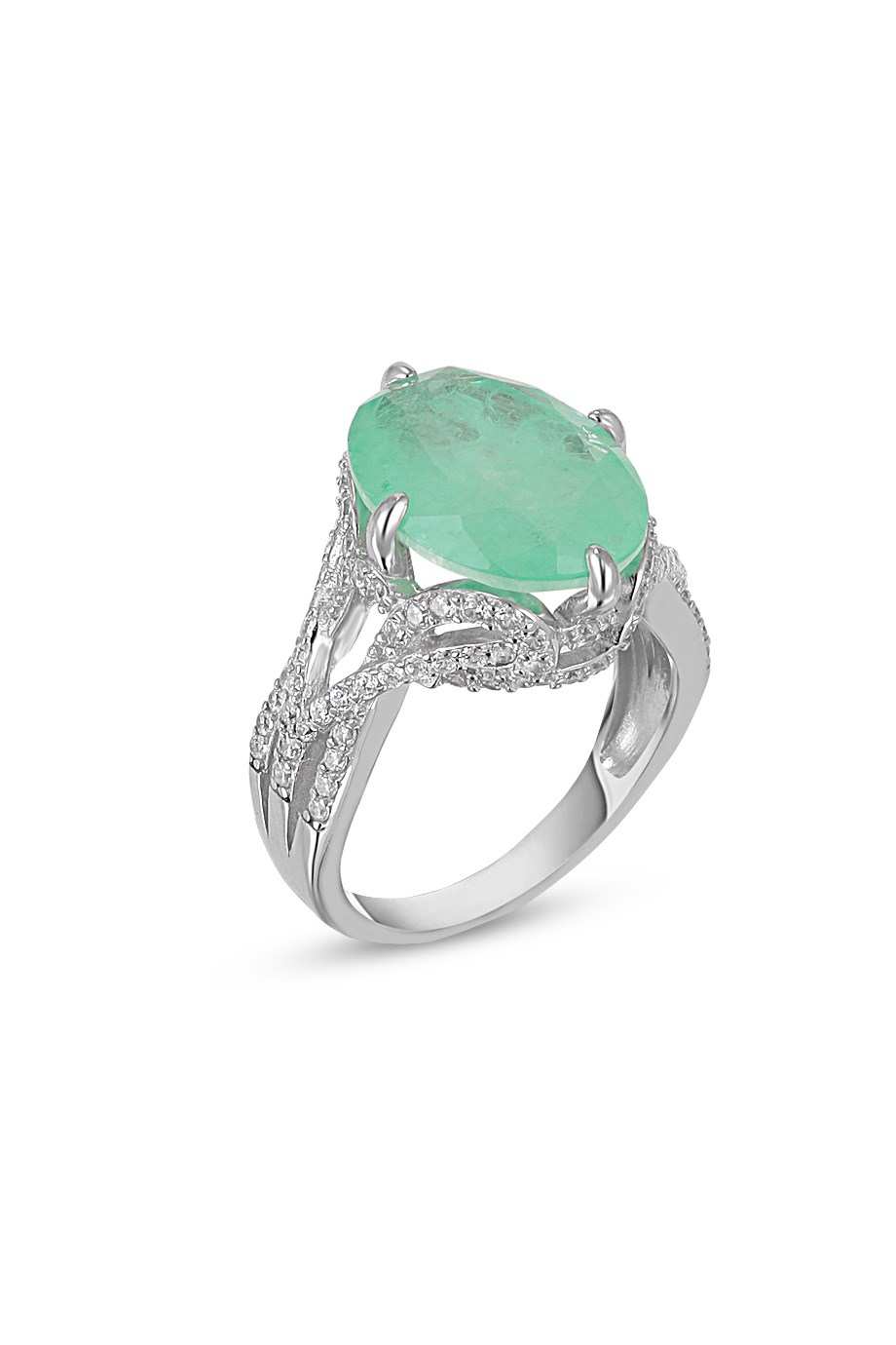 PARAIBA TOURMALİN YEŞİL TAŞLI YÜZÜK