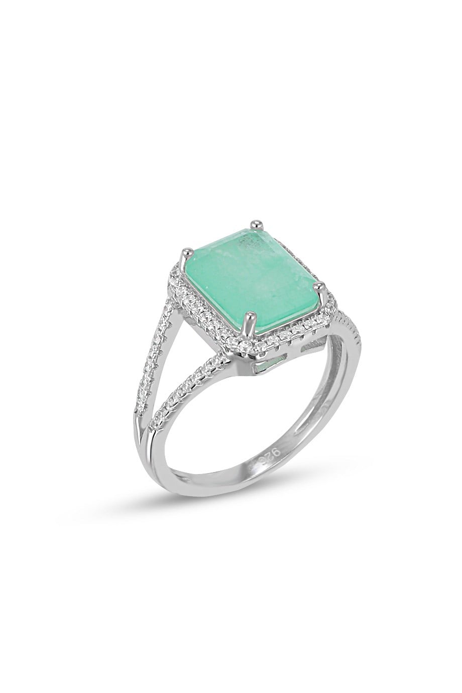 PARAIBA TOURMALİN YEŞİL TAŞLI YÜZÜK