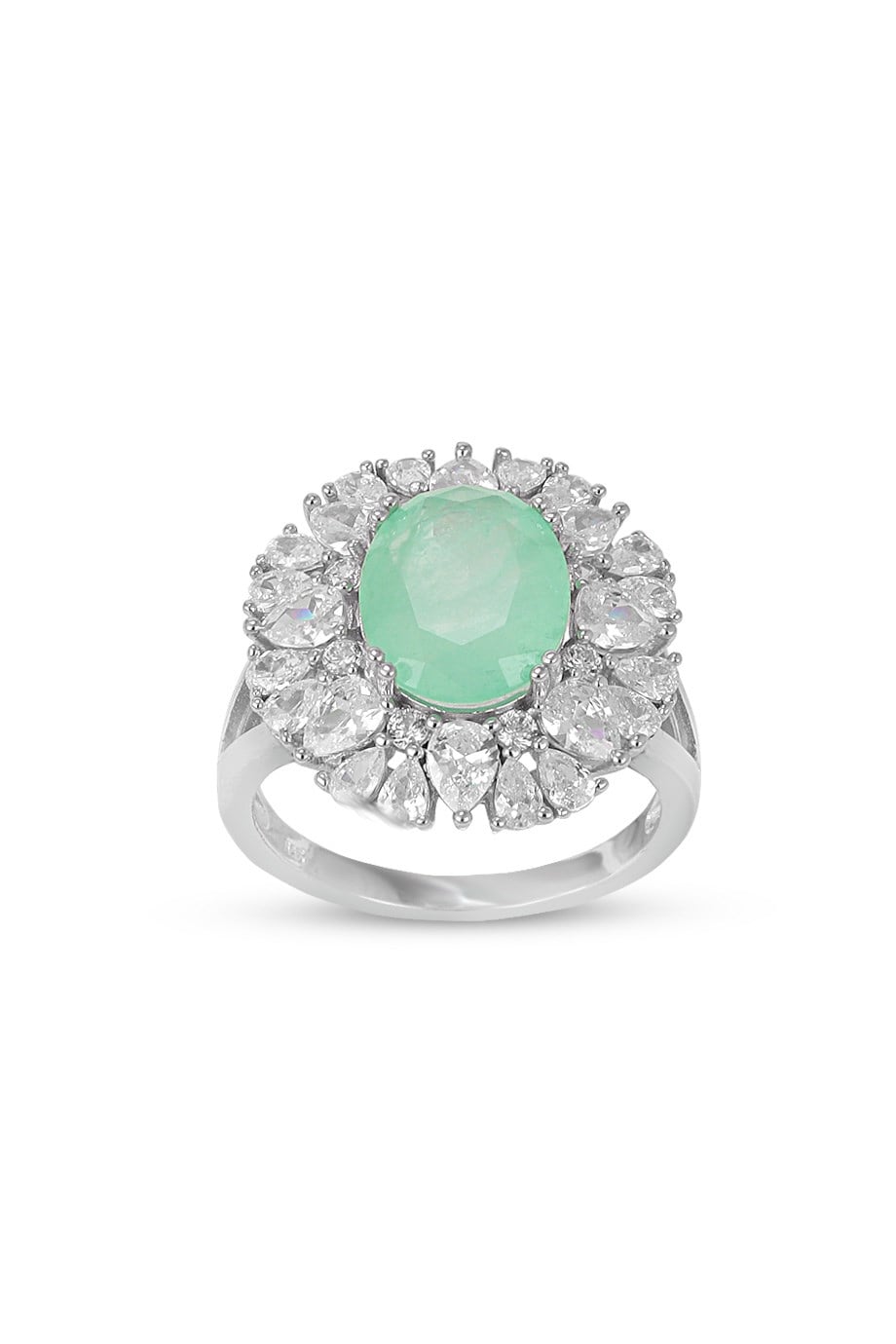 PARAIBA TOURMALİN YEŞİL TAŞLI YÜZÜK