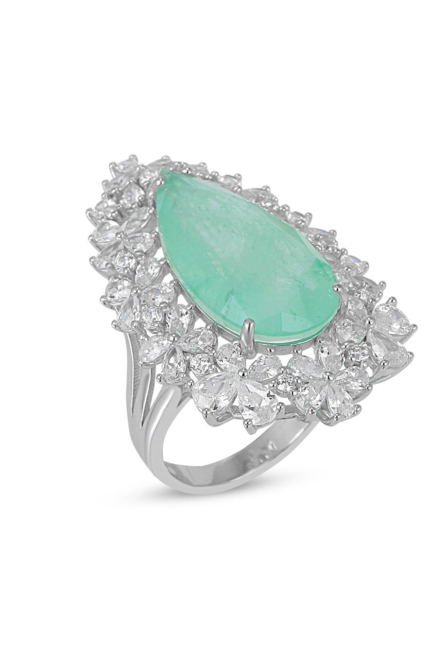 PARAIBA TOURMALİN YEŞİL TAŞLI YÜZÜK