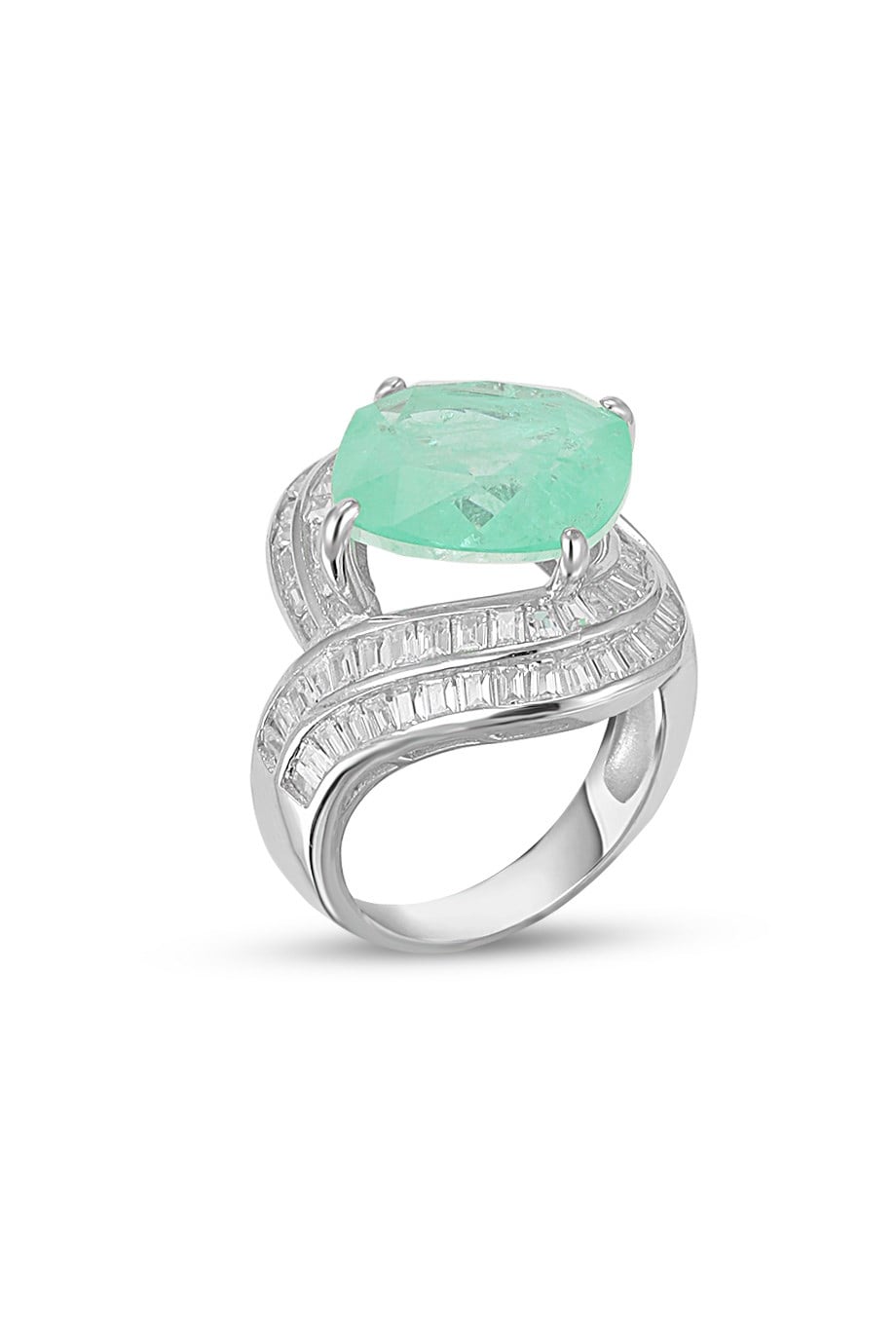 PARAIBA TOURMALİN YEŞİL TAŞLI YÜZÜK