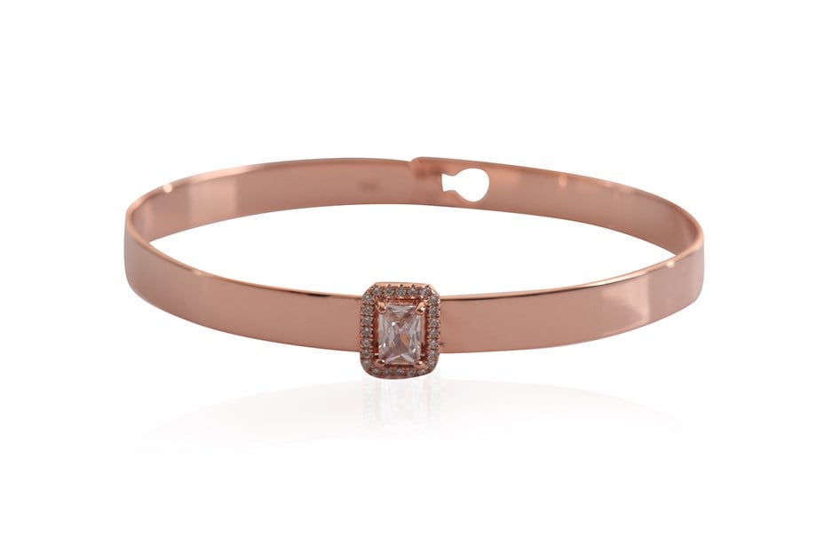 ZİRKON TAŞLI İTALYAN BİLEZİK