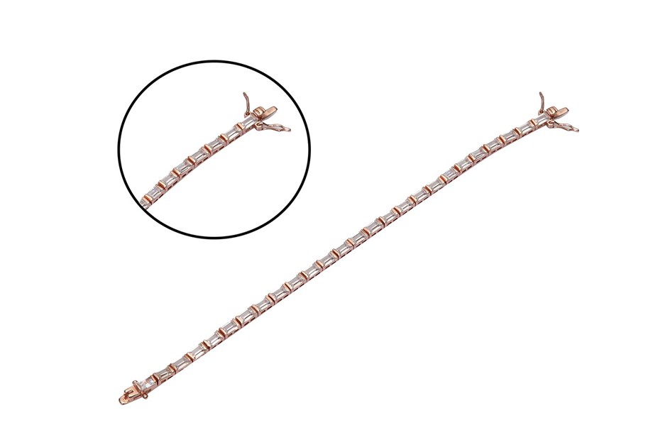 BAGET TAŞLI İTALYAN BİLEKLİK