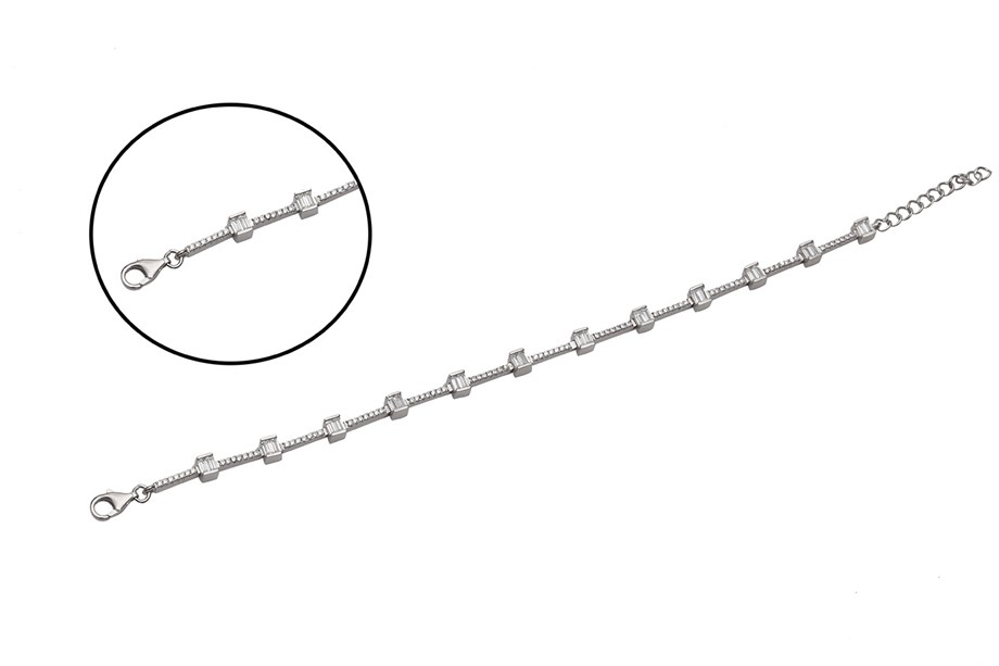 BAGET TAŞLI İTALYAN BİLEKLİK