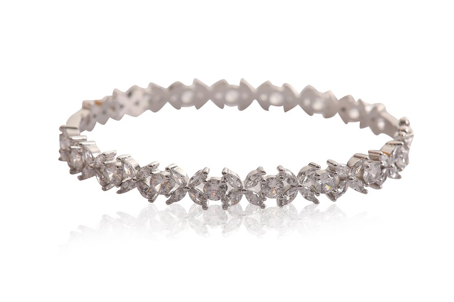 BAGET WITH STONE ITALIAN BANGLE